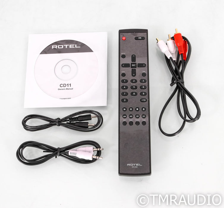 Rotel CD11 CD Player; Remote; Black (Open Box)