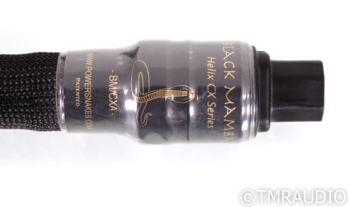 Shunyata Research Black Mamba CX Power Cable; 1.8m AC Cord