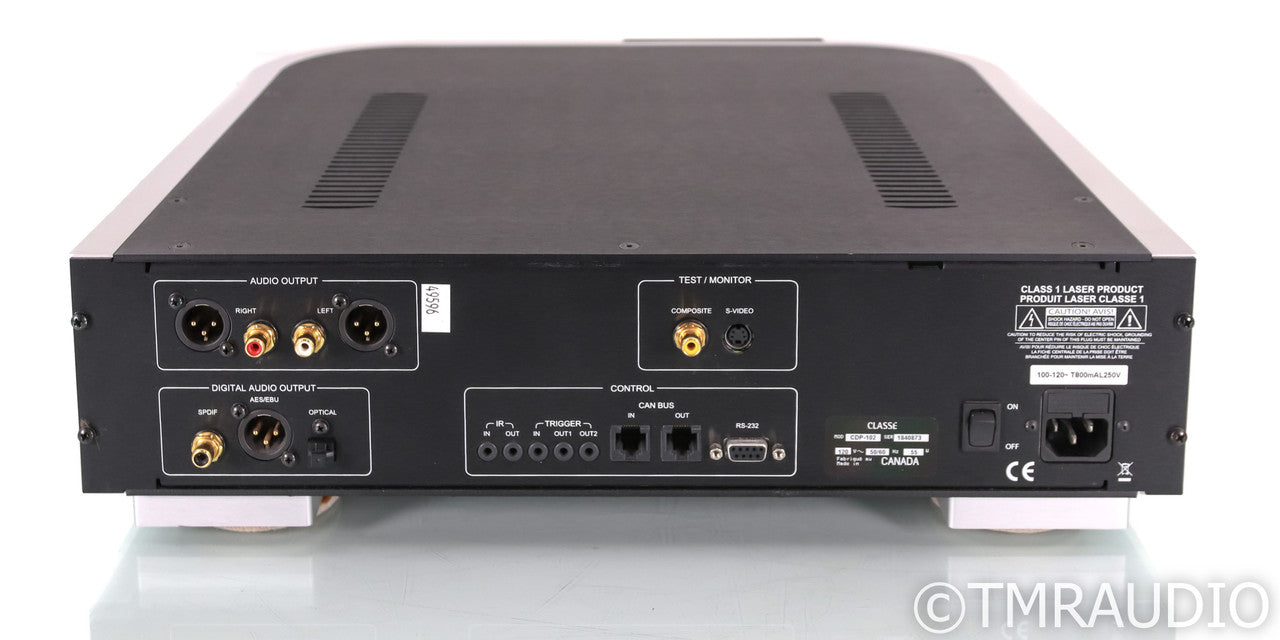 Classe CDP-102 CD / DVD Player; Remote; CDP102