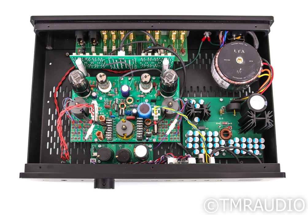 Linear Tube Audio MicroZOTL Stereo Tube Preamplifier; Remote; LTA; Black