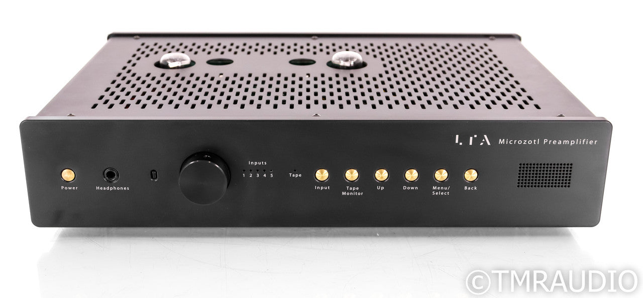Linear Tube Audio MicroZOTL Stereo Tube Preamplifier; Remote; LTA; Black