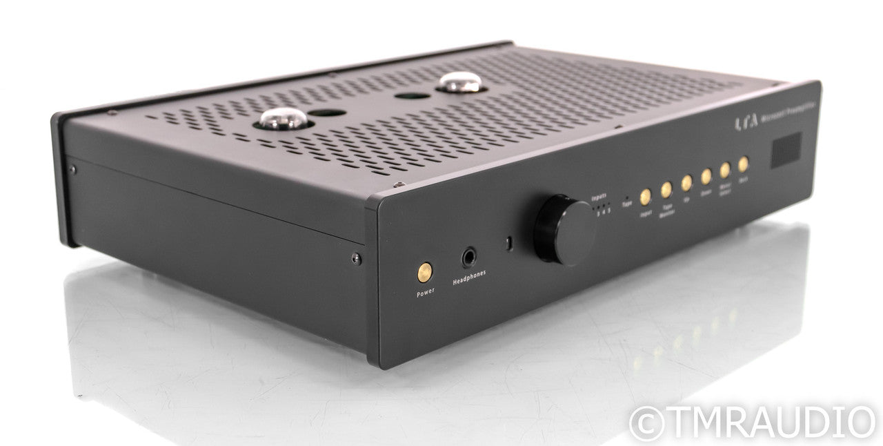 Linear Tube Audio MicroZOTL Stereo Tube Preamplifier; Remote; LTA; Black