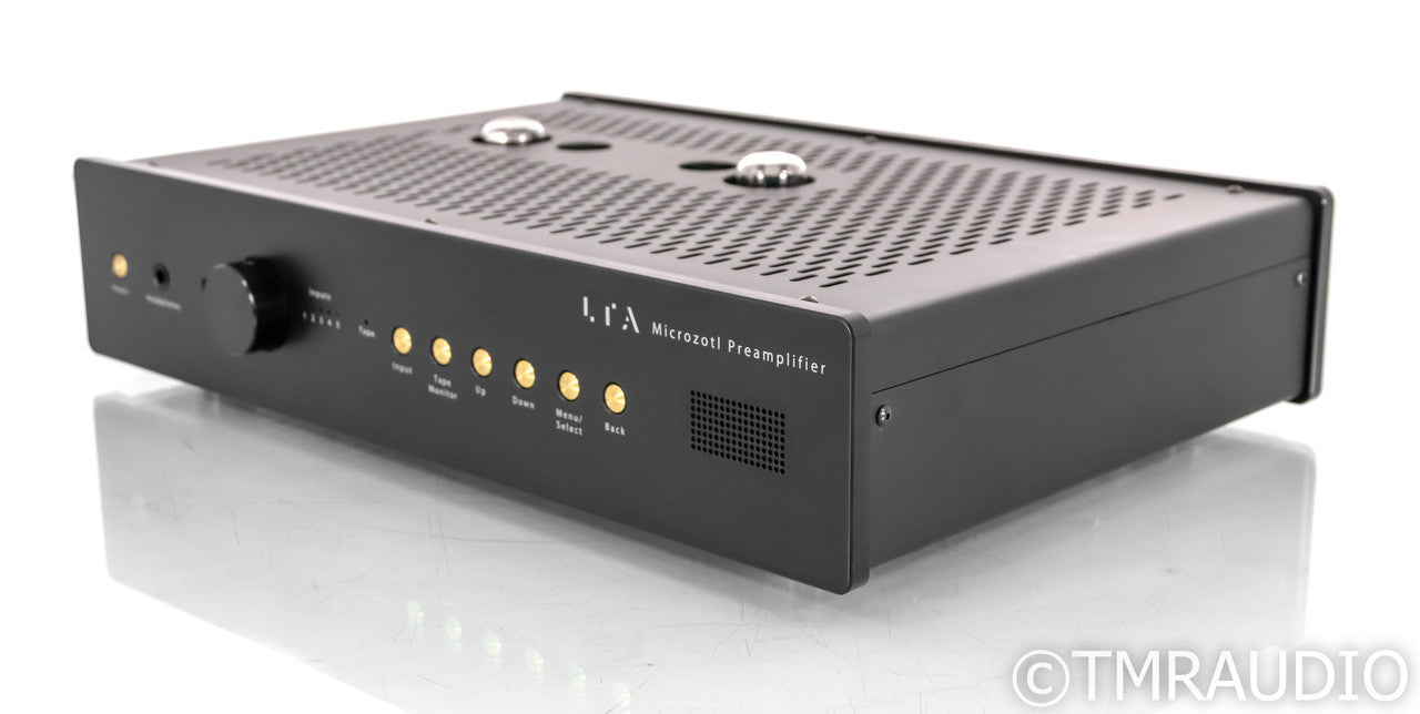 Linear Tube Audio MicroZOTL Stereo Tube Preamplifier; Remote; LTA; Black
