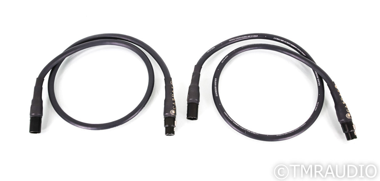 Cardas Golden Reference XLR Cables; 1m Pair Balanced Interconnects