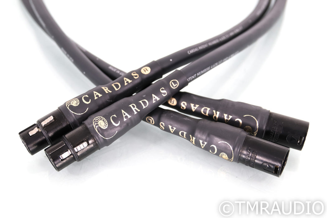 Cardas Golden Reference XLR Cables; 1m Pair Balanced Interconnects