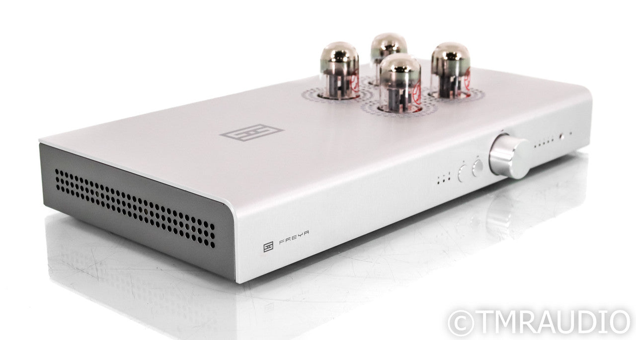 Schiit Freya+ Stereo Tube Hybrid Preamplifier; Silver; Remote