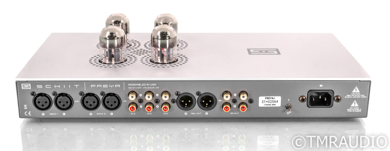Schiit Freya+ Stereo Tube Hybrid Preamplifier; Silver; Remote