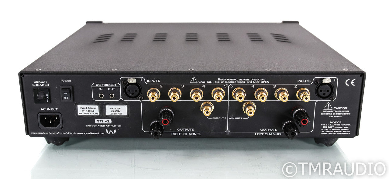 Wyred 4 Sound STI-1000v2 Stereo Integrated Amplifier; Remote