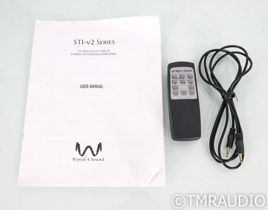 Wyred 4 Sound STI-1000v2 Stereo Integrated Amplifier; Remote