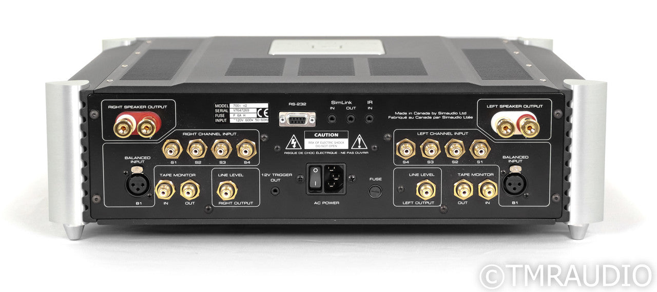 Simaudio Moon 700i V2 Stereo Integrated Amplifier; Remote; 700-i