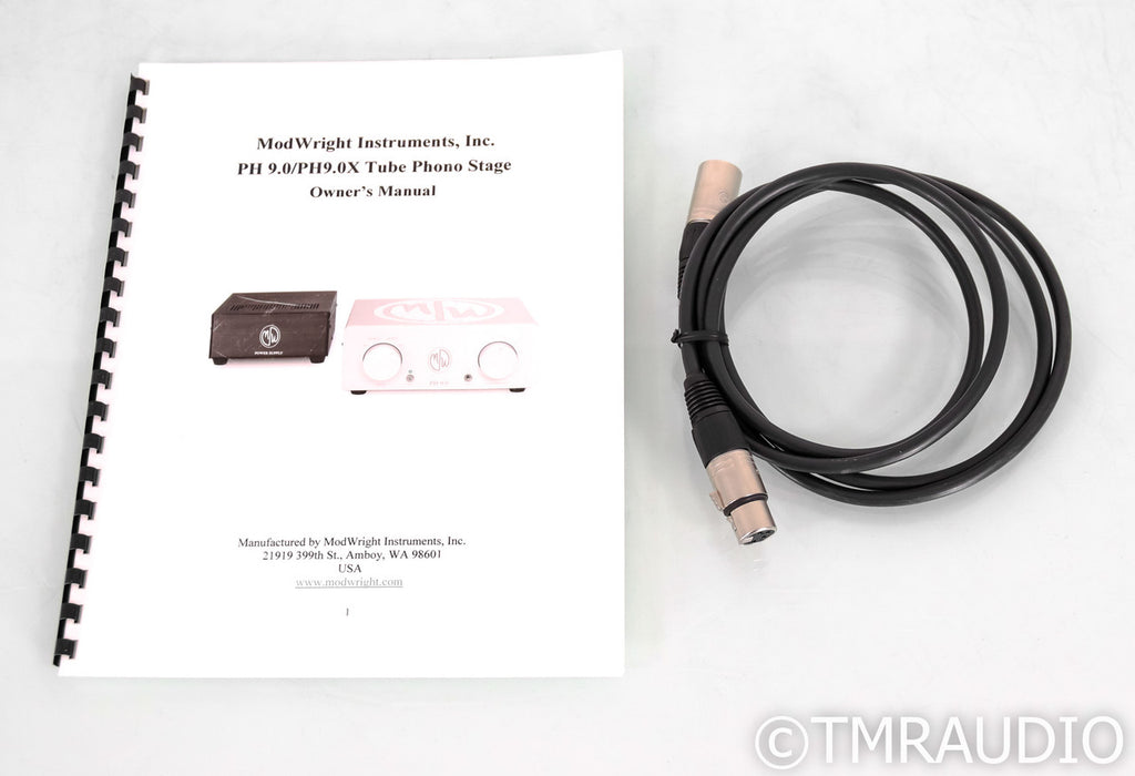 ModWright PH 9.0X Tube MM / MC Phono Preamplifier; Black