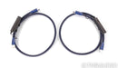 AudioQuest Water XLR Cables; 1m Pair Balanaced Interconnects; 72v DBS