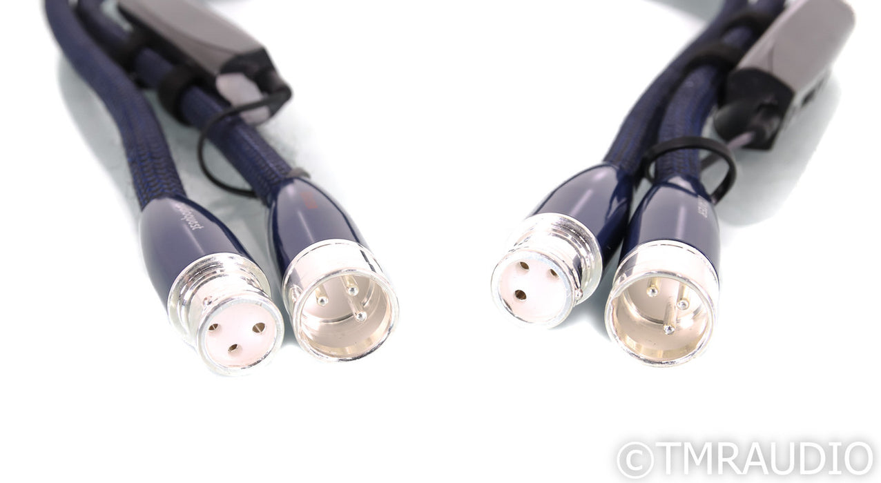 AudioQuest Water XLR Cables; 1m Pair Balanaced Interconnects; 72v DBS