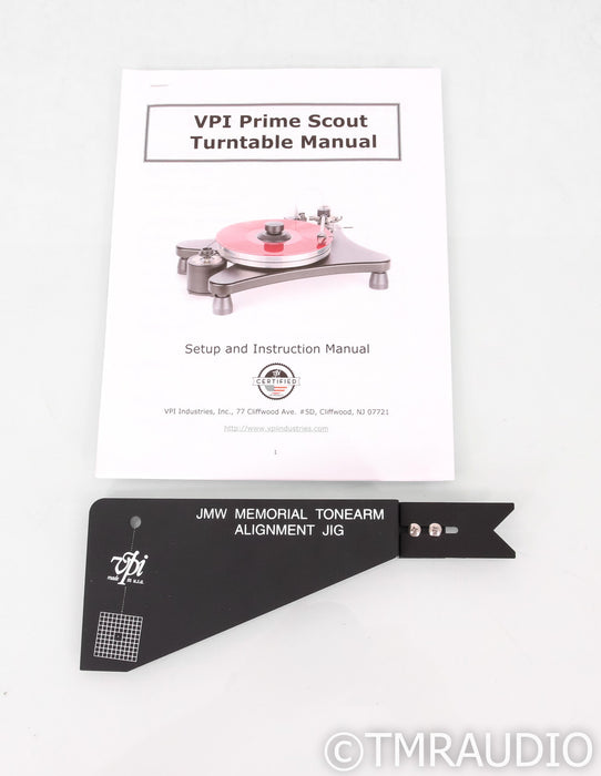 VPI Prime Scout Turntable; JMW Memorial Tonearm; Ortofon 2M MM Cartridge