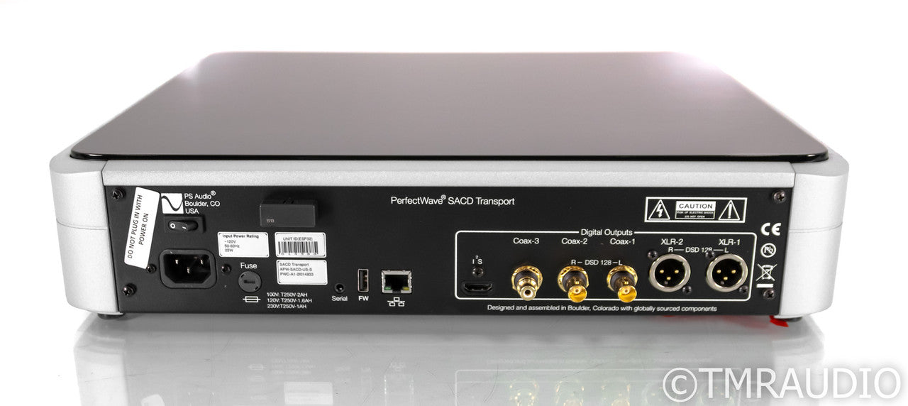PS Audio PerfectWave SACD Transport; Remote; Silver (Used)