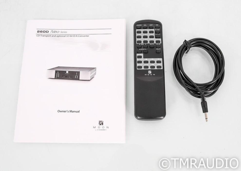 Simaudio Moon 260D CD Transport; 260 - D T; Remote; Silver