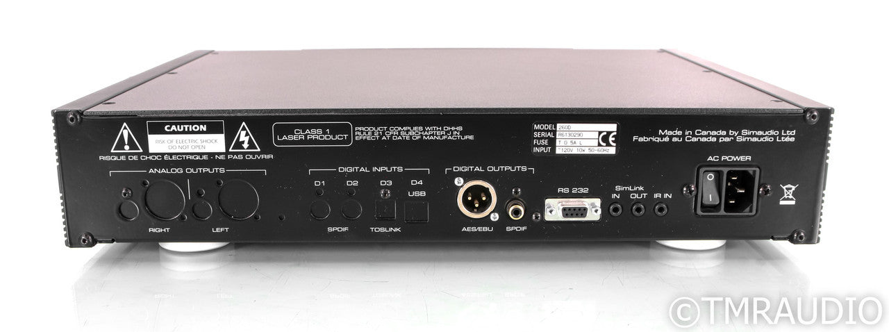 Simaudio Moon 260DT CD Transport; 260 - DT; Remote; Silver
