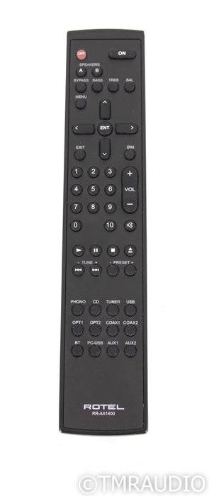 Rotel A12 Stereo Integrated Amplifier; Remote; Black