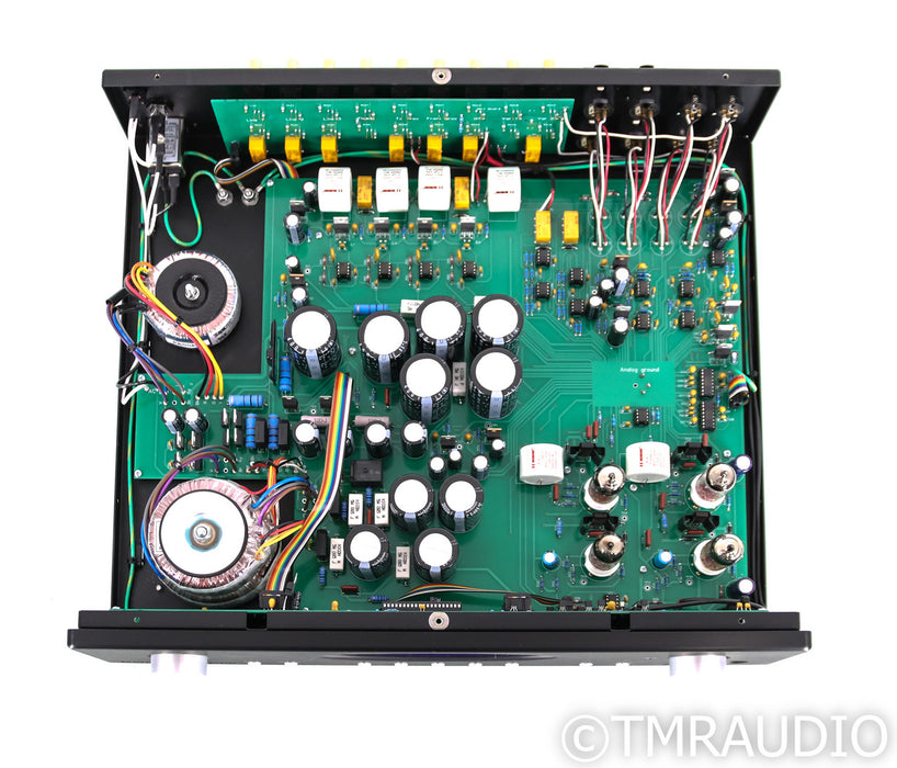 Rogue Audio RP-7 Stereo Tube Preamplifier; Remote; Black; RP7