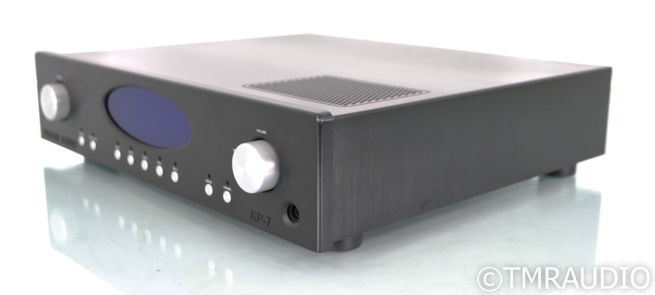 Rogue Audio RP-7 Stereo Tube Preamplifier; Remote; Black; RP7