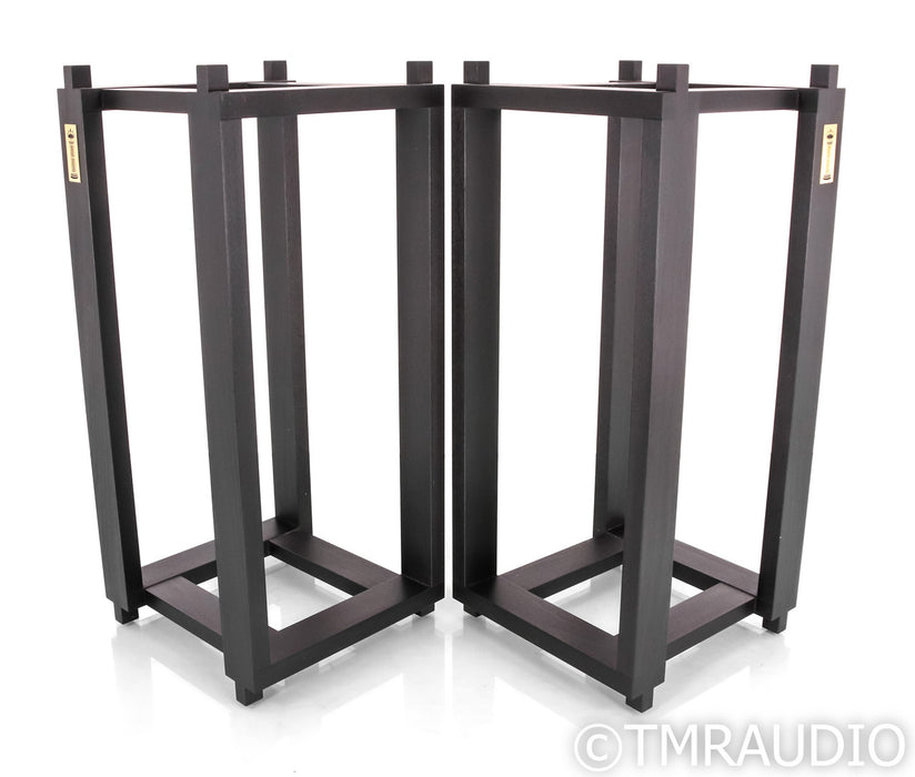 Ton Traeger Reference Stands for Harbeth Monitor 30.1; Beech Black Pair