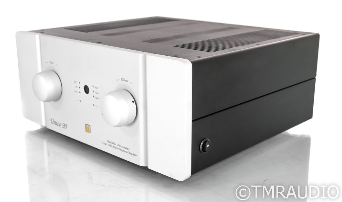 Unison Research Unico 90 Stereo Tube Hybrid Integrated Amplifier; Silver (Open Box)