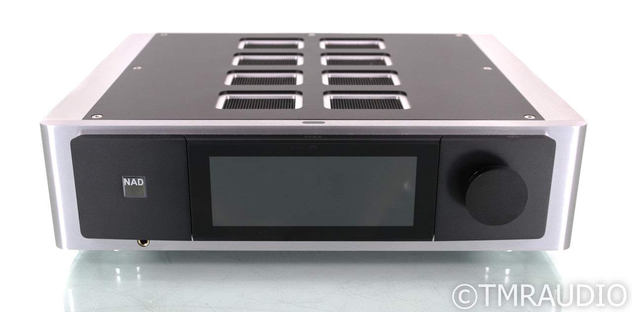 NAD M33 BluOS Streaming Integrated Amplifier; Remote; Wireless; Phono; DAC