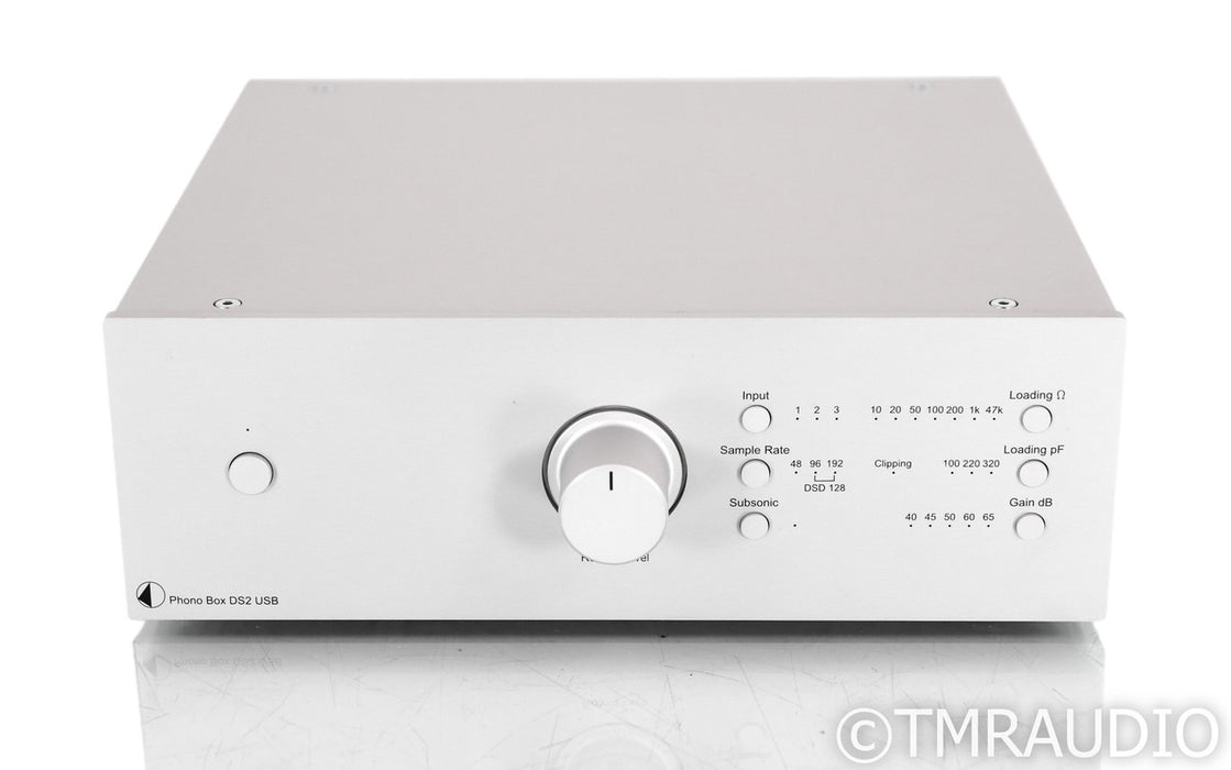 Pro-Ject Phono Box DS2 USB MM / MC  Phono Preamplifier; Vinyl Ripper; Silver