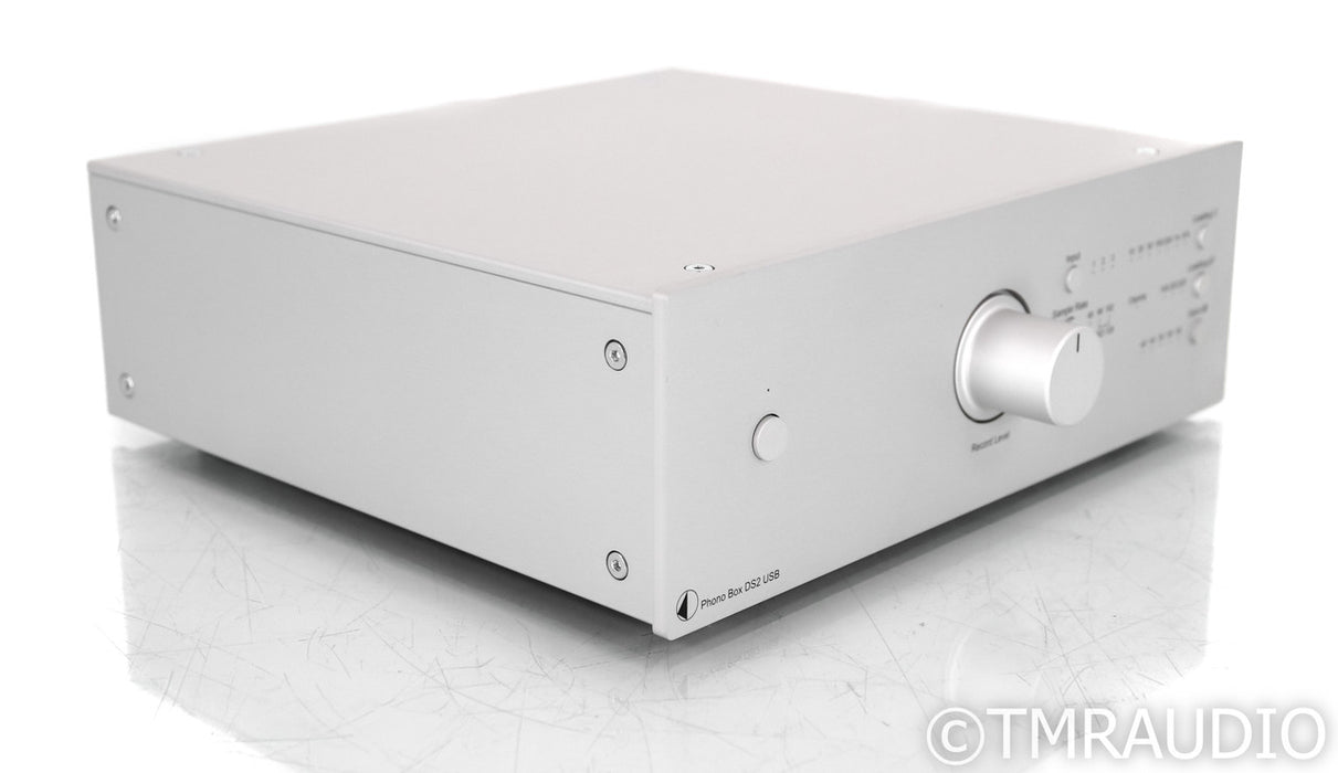 Pro-Ject Phono Box DS2 USB MM / MC  Phono Preamplifier; Vinyl Ripper; Silver
