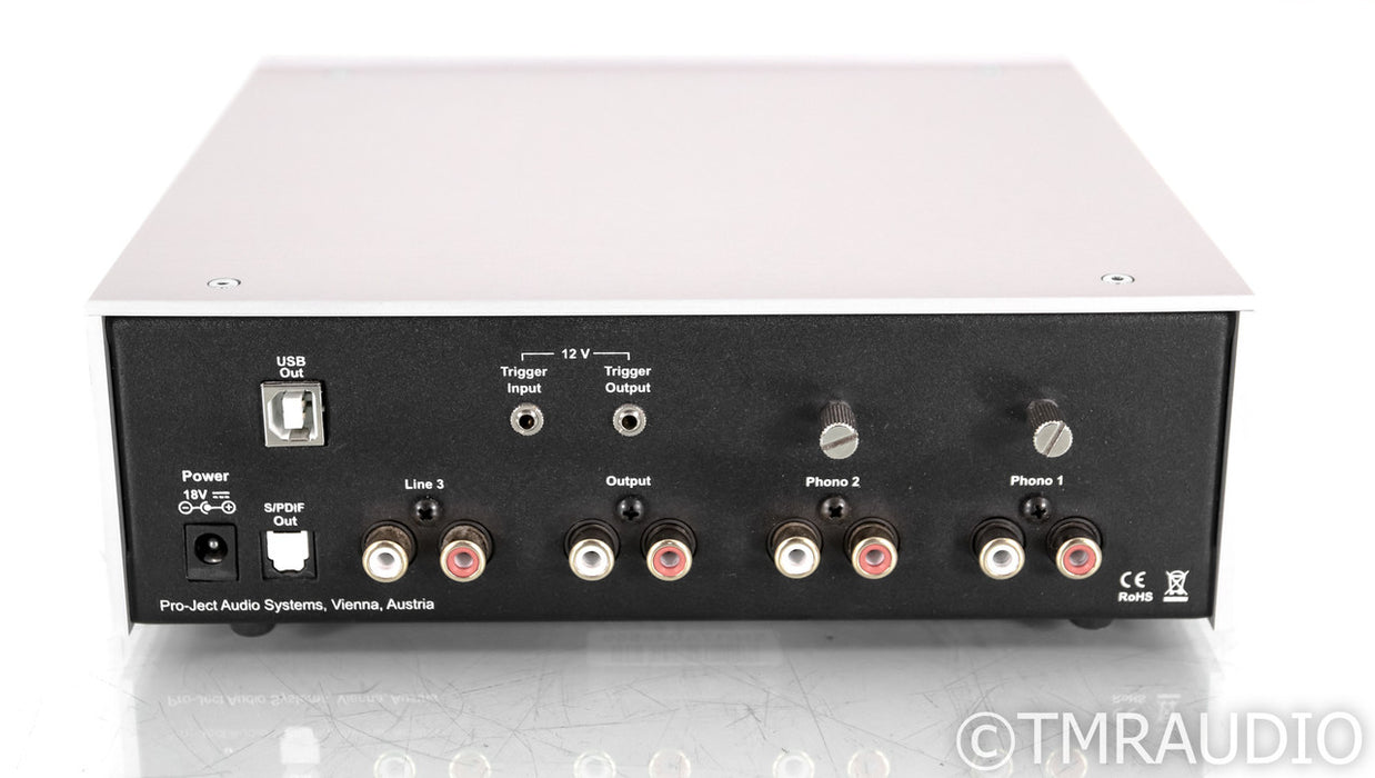 Pro-Ject Phono Box DS2 USB MM / MC  Phono Preamplifier; Vinyl Ripper; Silver