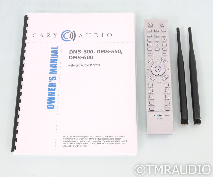 Cary Audio DMS-500 Network Streamer; DMS500; Remote; Spotify