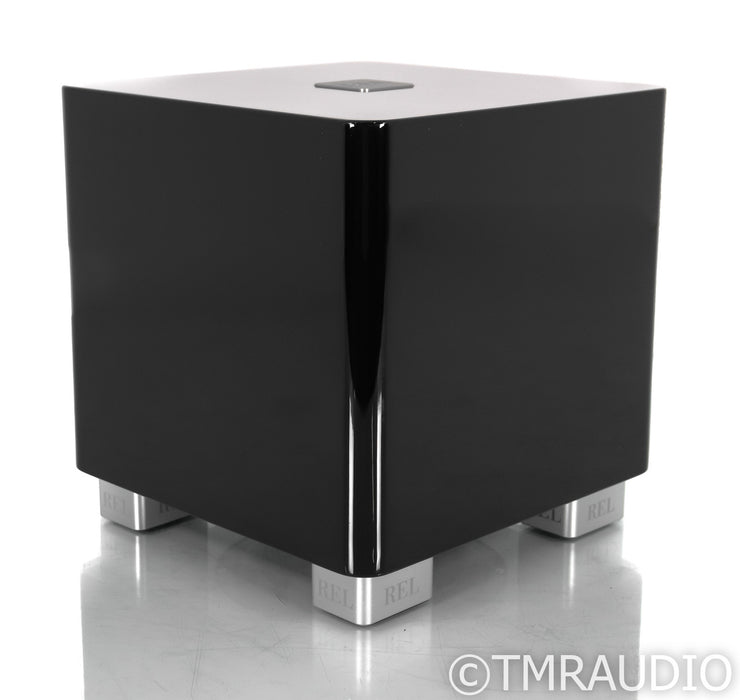 REL T/5x 8" Powered Subwoofer; Piano Black; T5x