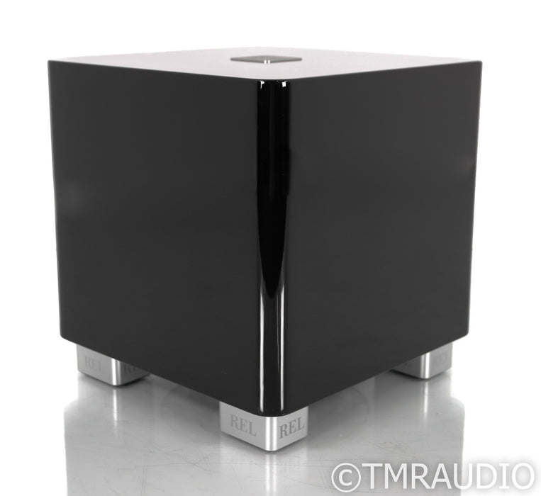 REL T/5x 8" Powered Subwoofer; Piano Black; T5x