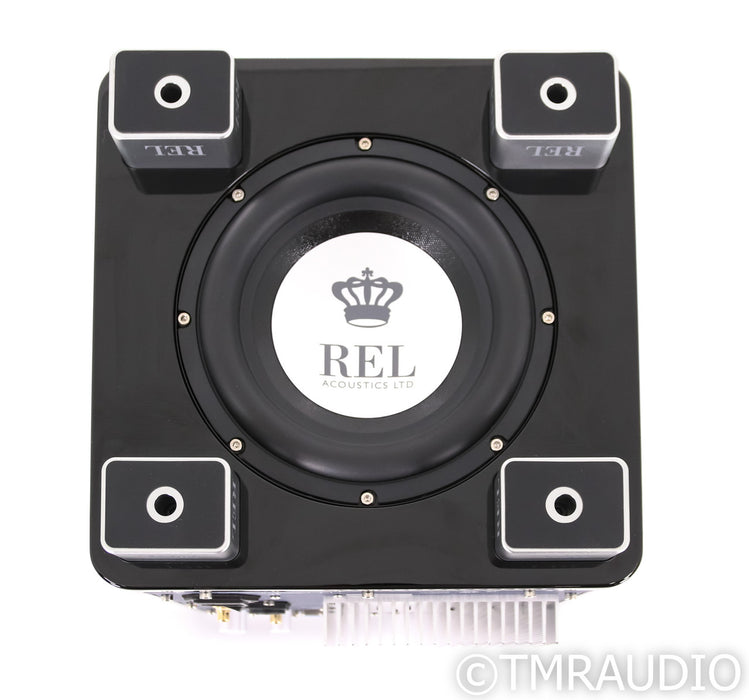 REL T/5x 8" Powered Subwoofer; Piano Black; T5x
