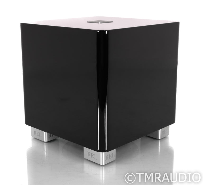 REL T/5X 8" Powered Subwoofer; Gloss Black; T5X
