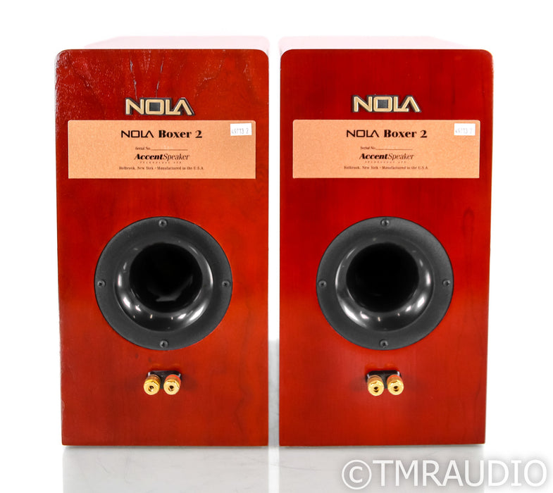 Nola Boxer 2 Bookshelf Speakers; Rosewood Pair