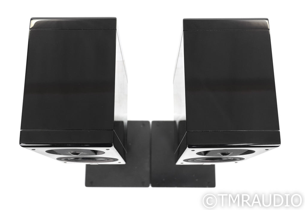 Vienna Acoustics Haydn Grand Bookshelf Speakers; Gloss Black Pair; Stands