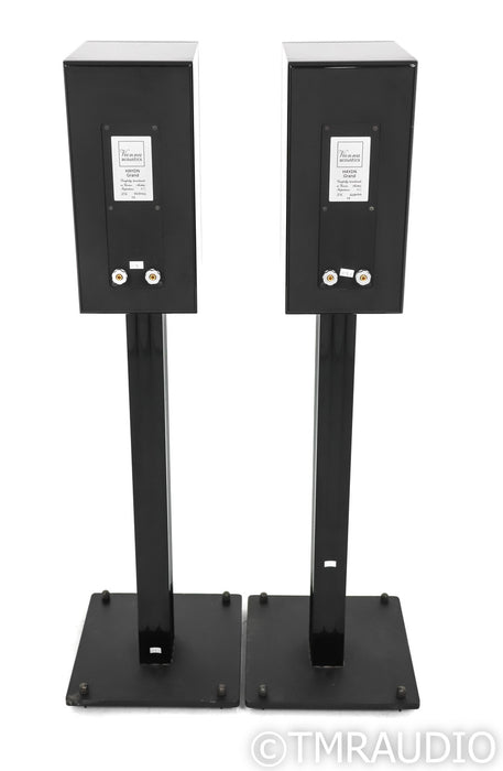 Vienna Acoustics Haydn Grand Bookshelf Speakers; Gloss Black Pair; Stands