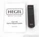 Hegel H160 Streaming Integrated Amplifier; H-160; Remote; Black