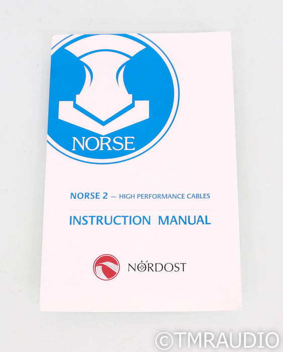 Nordost Frey 2 XLR Cables; 1m Balanced Interconnects (Open Box)