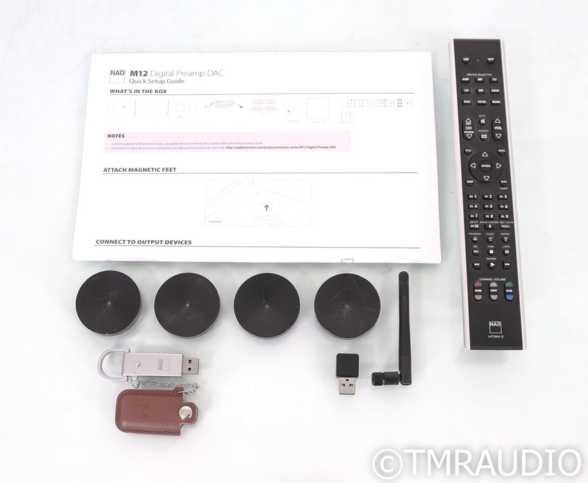 NAD M12 Masters Stereo Preamplifier / DAC; BluOS; Phono; USB; Bluetooth