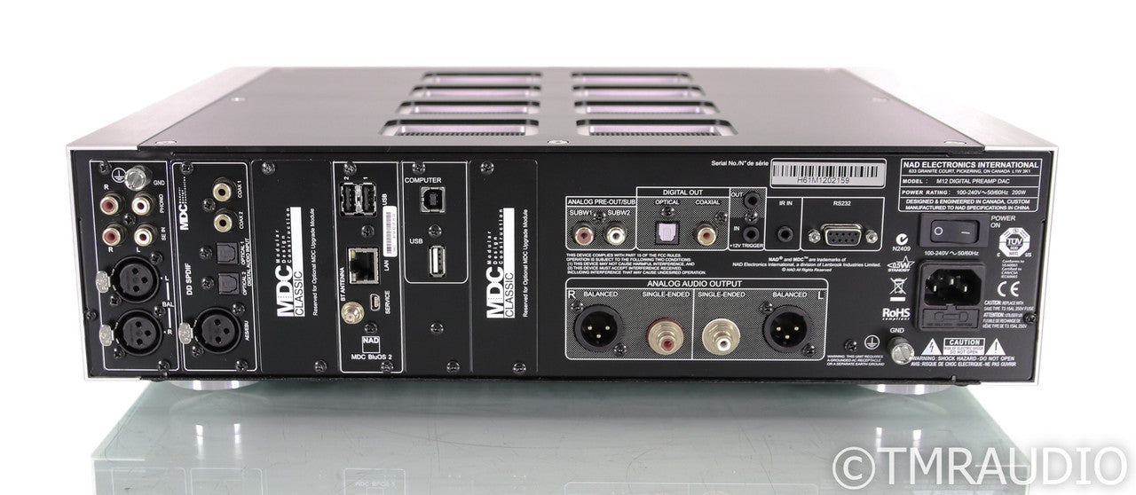 NAD M12 Masters Stereo Preamplifier / DAC; BluOS; Phono; USB; Bluetooth