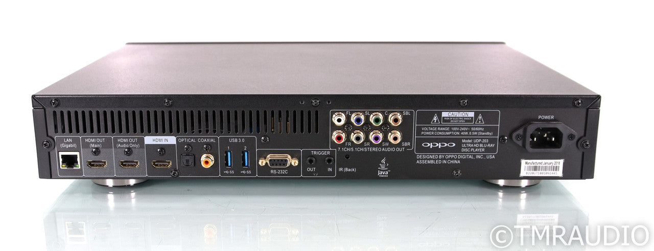 Oppo UDP-203 Universal 4K UHD Blu-Ray Player; Remote