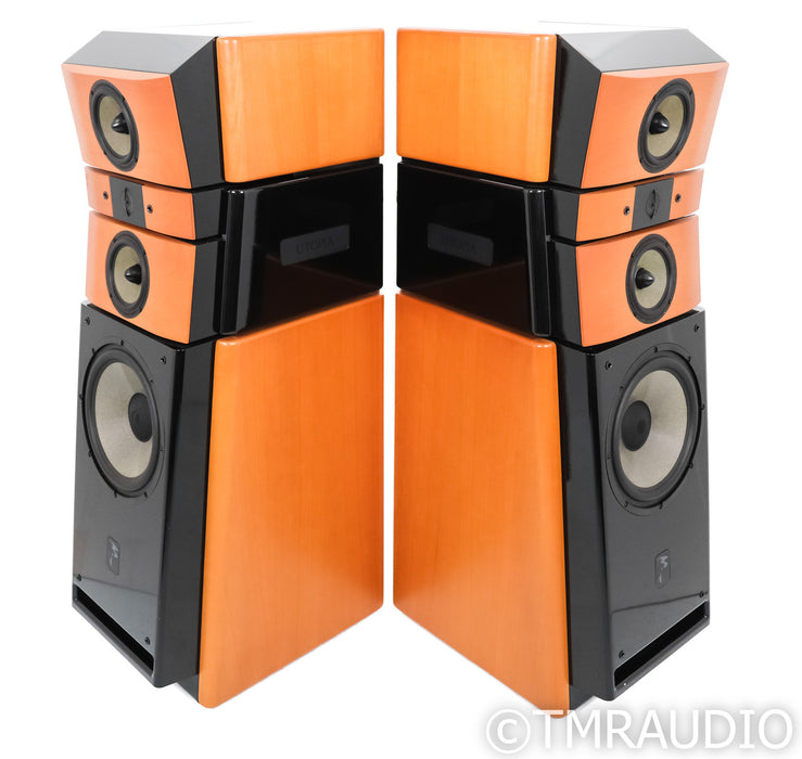Focal Utopia Floorstanding Speakers; JM Labs; Anigre Wood & Laquer Pair