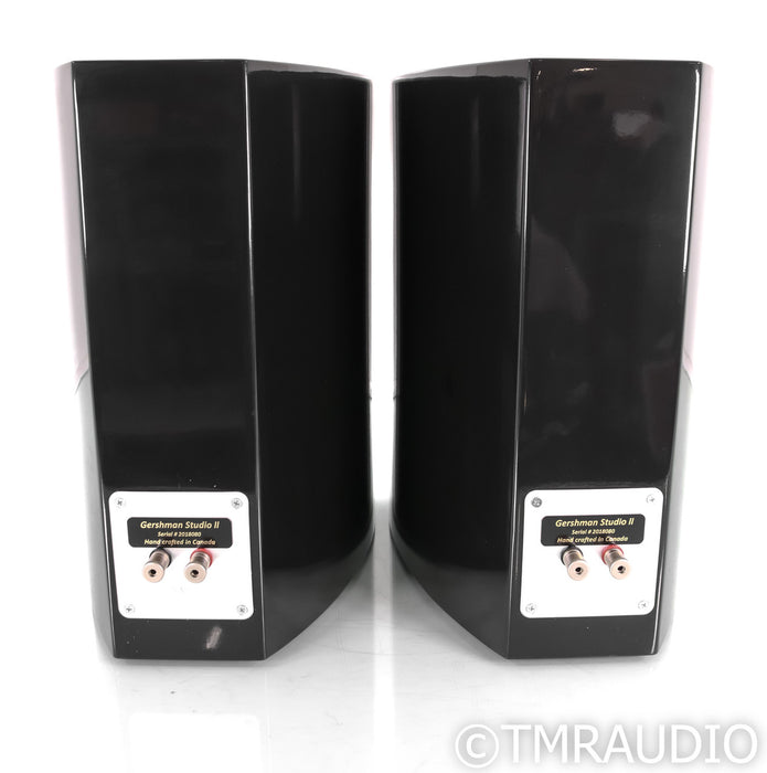 Gershman Acoustics Studio II Bookshelf Speakers; Gloss Black Pair