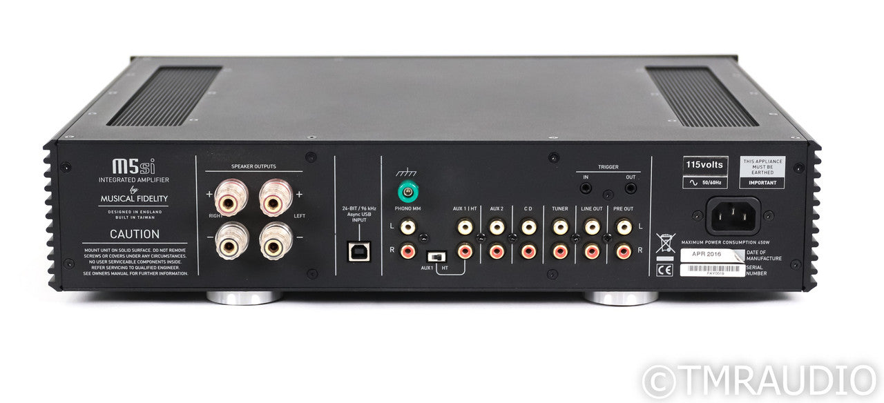 Musical Fidelity M5SI Stereo Integrated Amplifier; M5-SI; Remote; Black