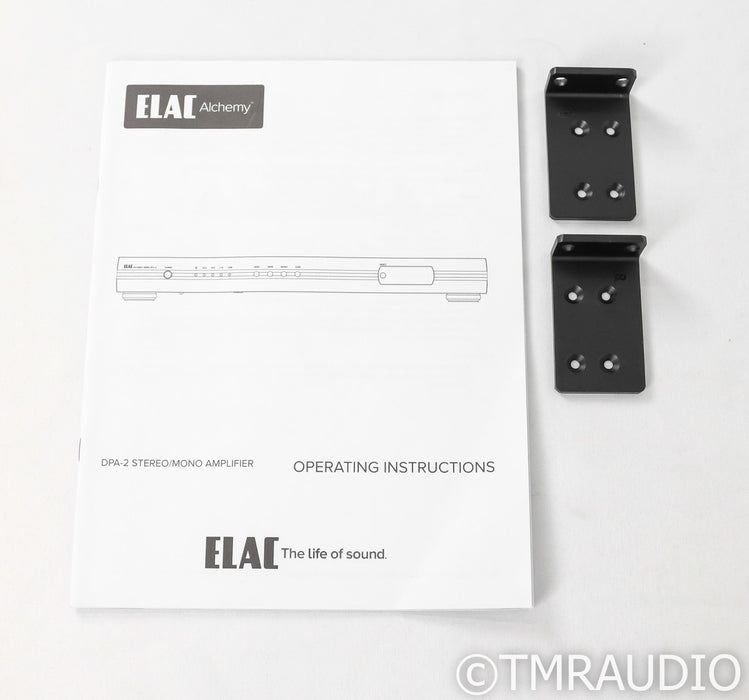 Elac Alchemy Series DPA-2 Stereo Power Amplifier; DPA2; Black