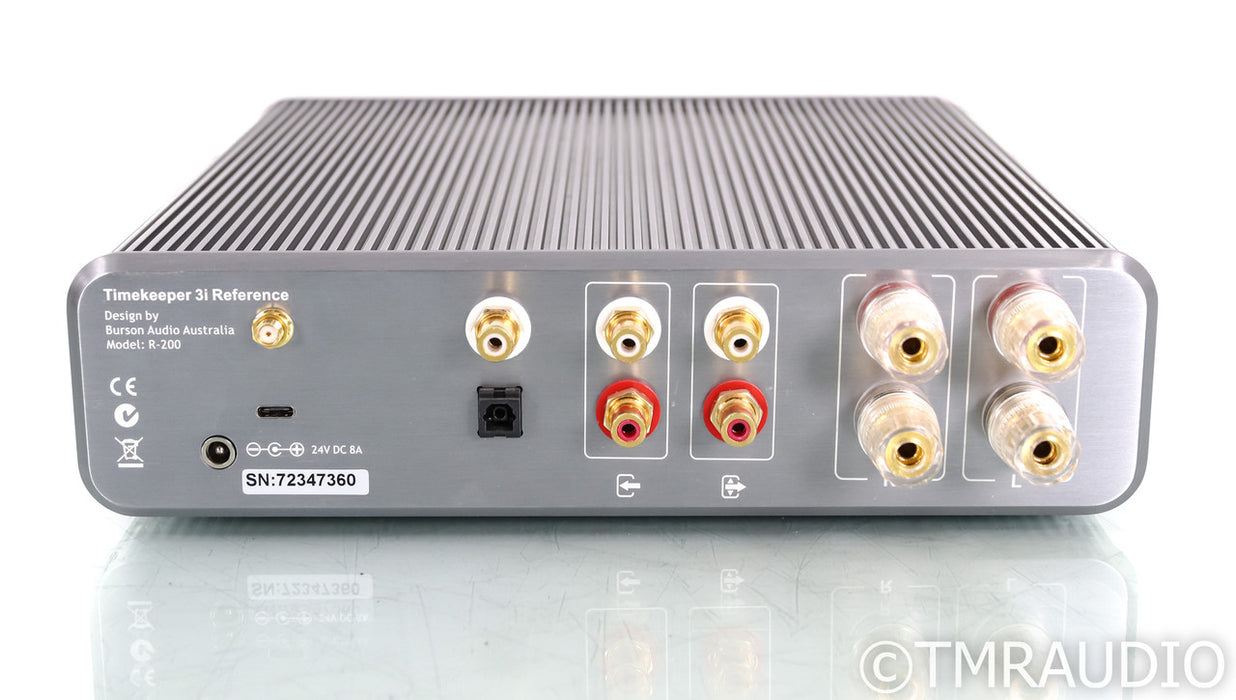 Burson Timekeeper 3i Stereo Integrated Amplifier; Remote; Silver
