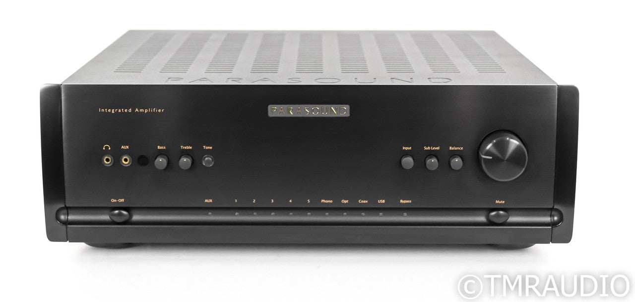 Parasound Halo Stereo Integrated Amplifier; Remote; Black; MM / MC Phono