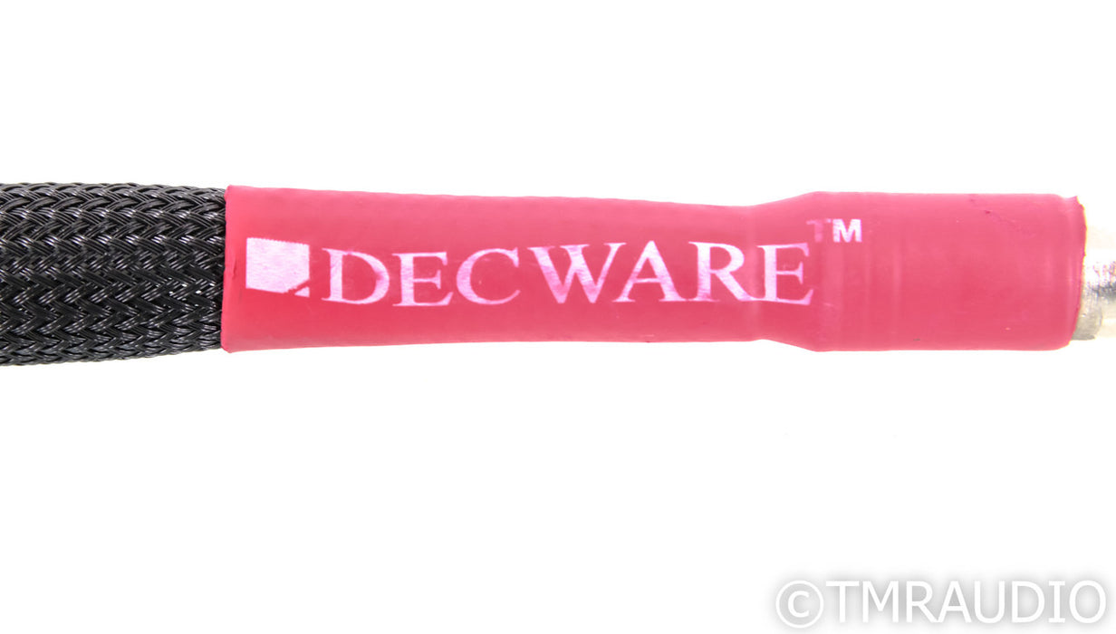 Decware Silver Reference RCA Cables; 1m Pair Interconnects